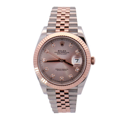 Rolex Datejust 41mm Sundust Dial Watch Ref# 126331 - Happy Jewelers Fine Jewelry Lifetime Warranty