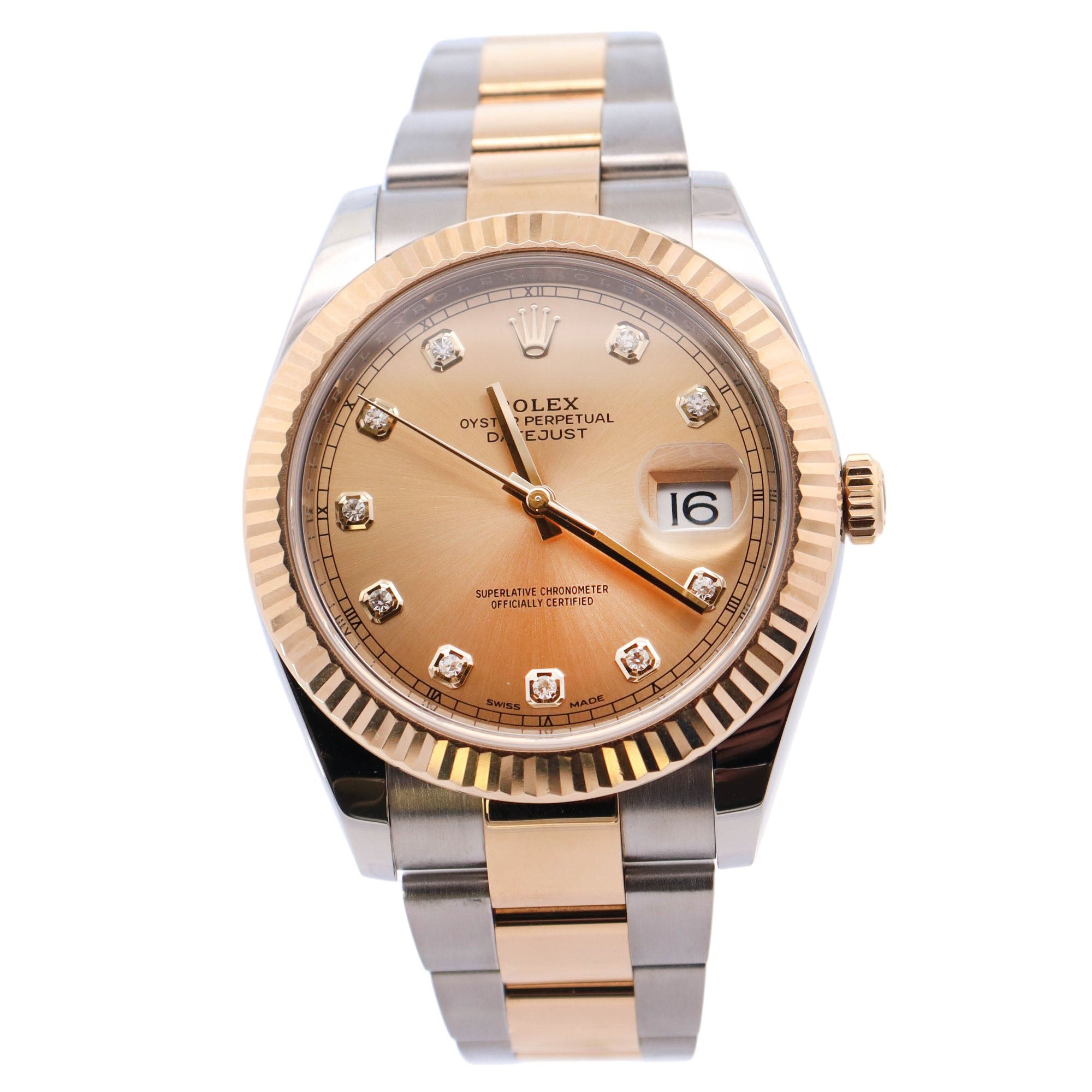 Rolex Datejust 41mm Champagne Dial Watch Ref# 126333 - Happy Jewelers Fine Jewelry Lifetime Warranty