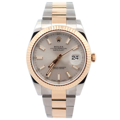 Rolex Datejust 41mm Silver Dial Watch Ref# 126333 - Happy Jewelers Fine Jewelry Lifetime Warranty