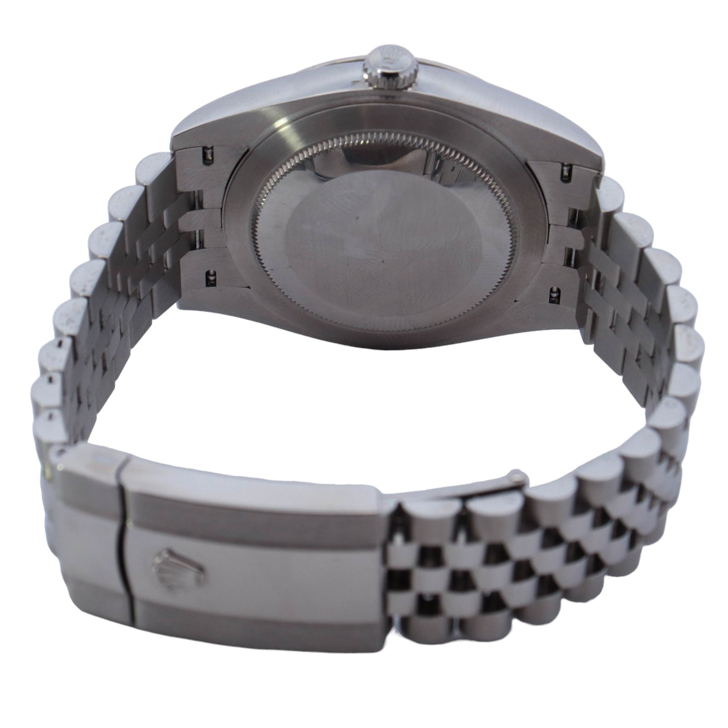 Rolex Datejust Stainless Steel 41mm Black Diamond Dot Dial Watch Reference# 126334 - Happy Jewelers Fine Jewelry Lifetime Warranty