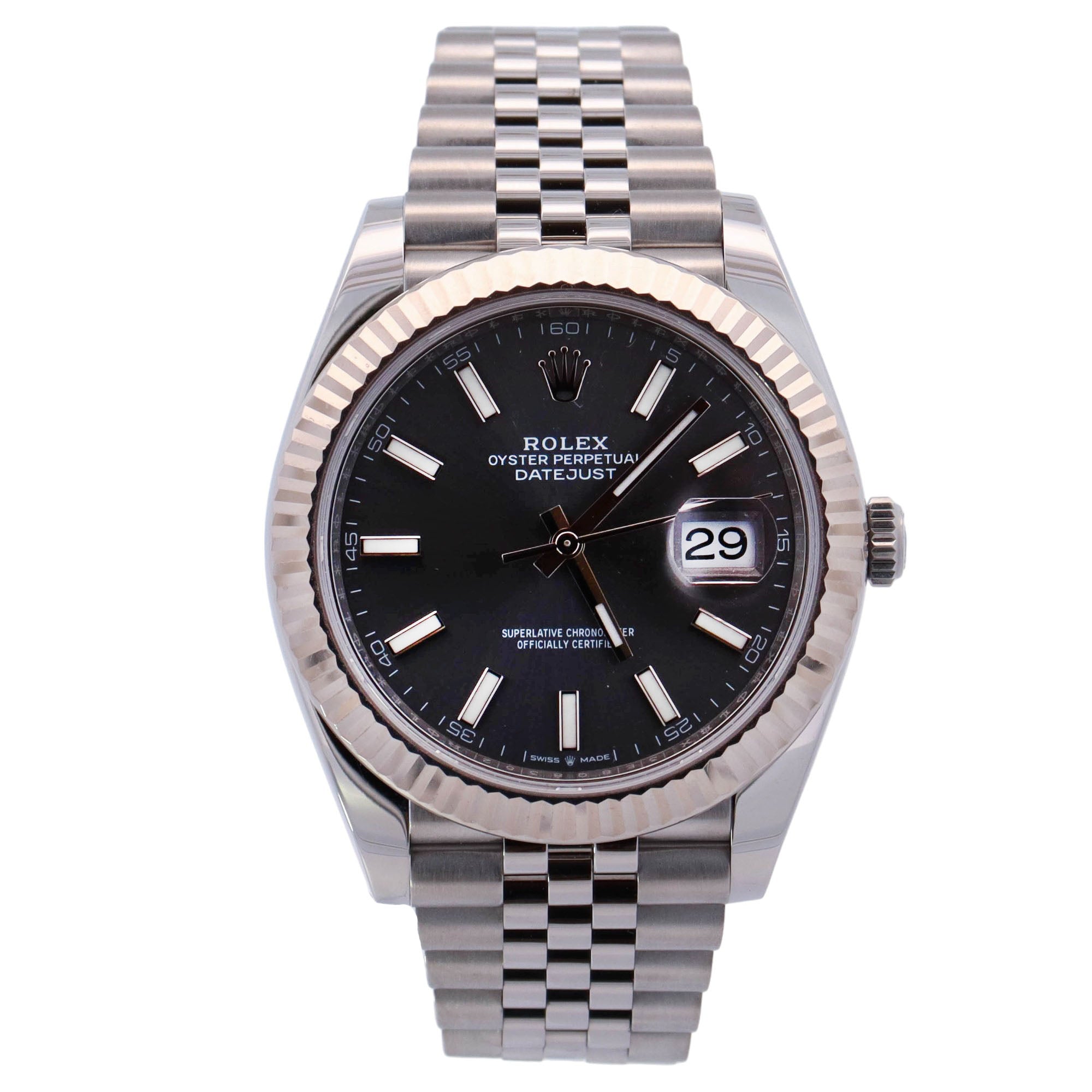 Rolex Datejust 41mm Rhodium Dial Watch Ref# 126334 - Happy Jewelers Fine Jewelry Lifetime Warranty