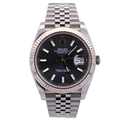 Rolex Datejust 41mm Rhodium Dial Watch Ref# 126334 - Happy Jewelers Fine Jewelry Lifetime Warranty