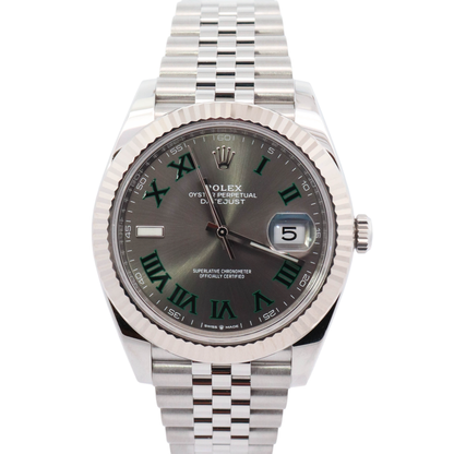 Rolex Datejust 41mm Grey Dial Ref# 126334 - Happy Jewelers Fine Jewelry Lifetime Warranty