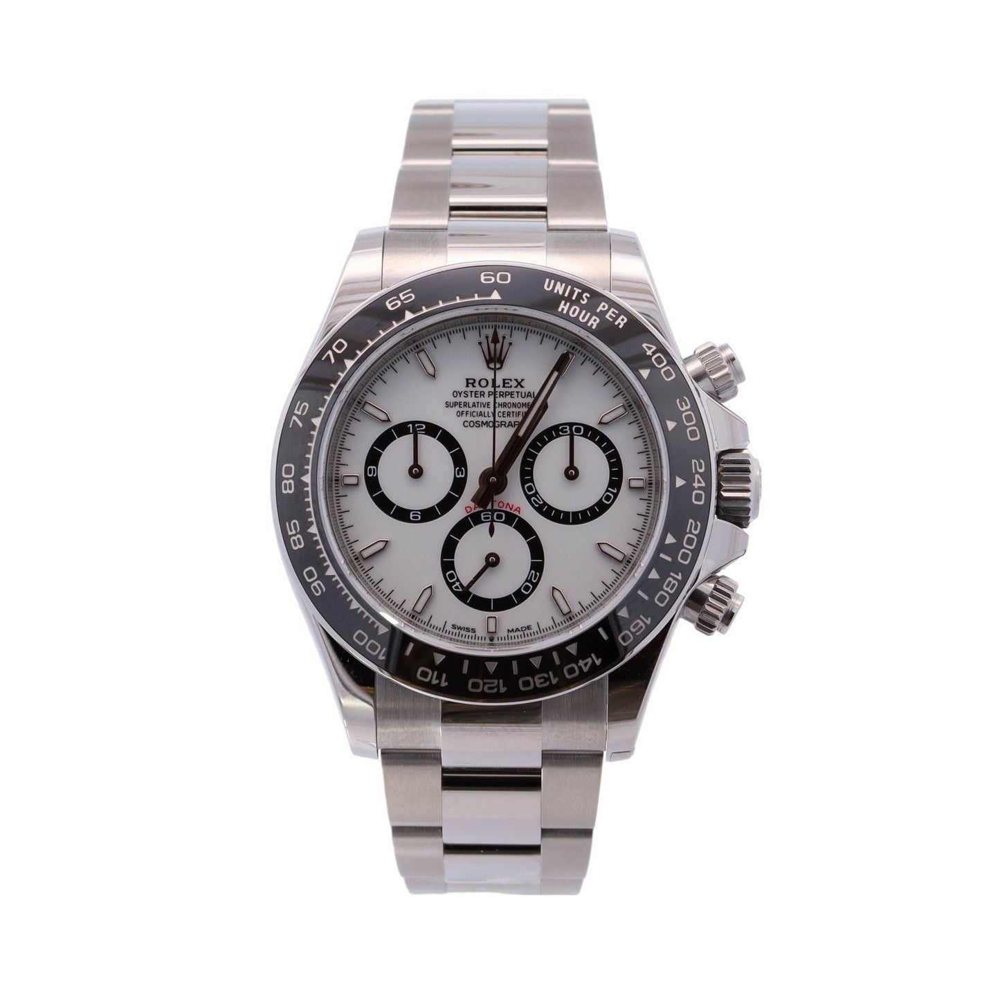 Rolex Daytona â€œPandaâ€ Stainless Steel 40mm White Chronograph Dial Watch Reference# 126500LN - Happy Jewelers Fine Jewelry Lifetime Warranty