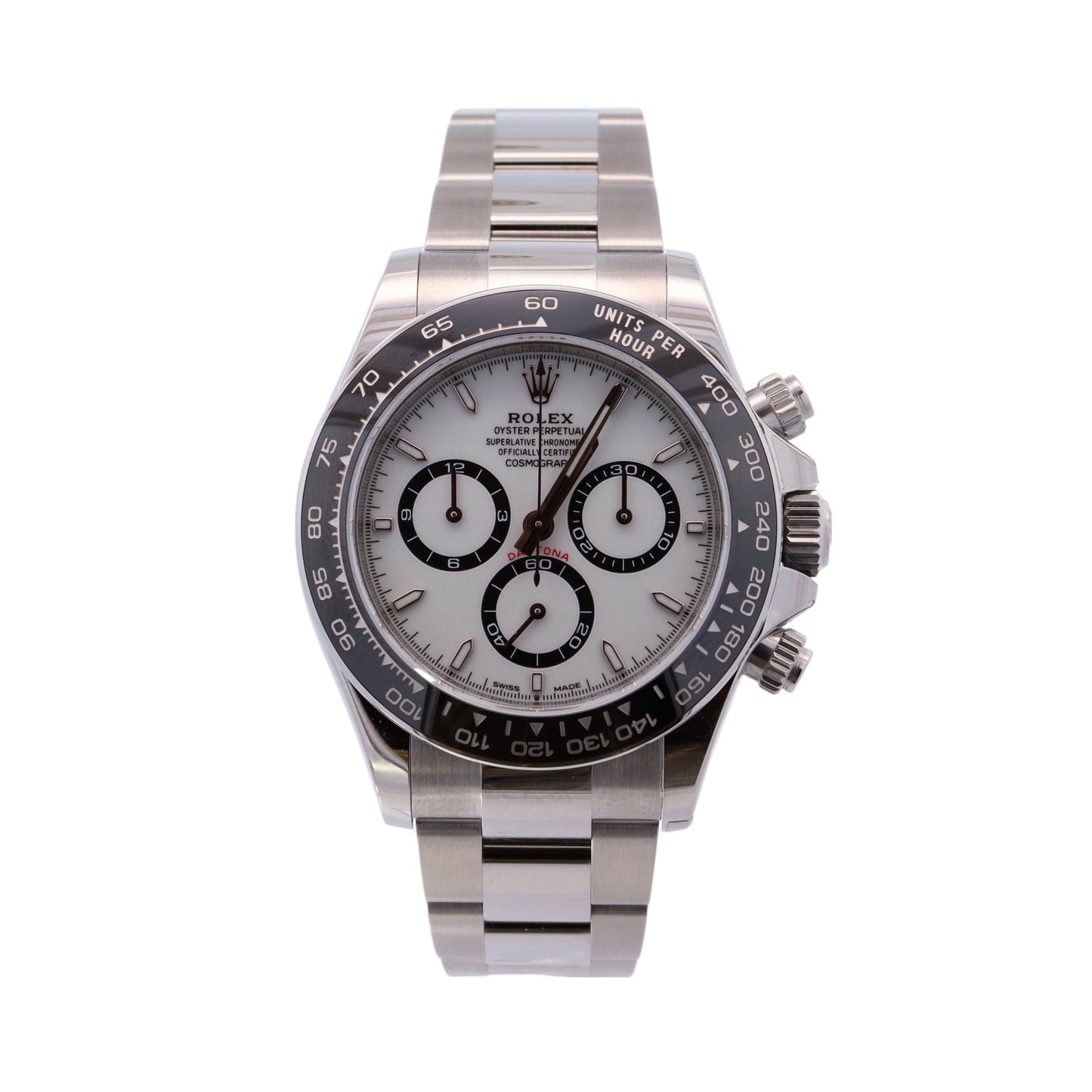 Rolex Daytona "Panda" Stainless Steel 40mm White Chronograph Dial Watch Reference# 126500LN - Happy Jewelers Fine Jewelry Lifetime Warranty