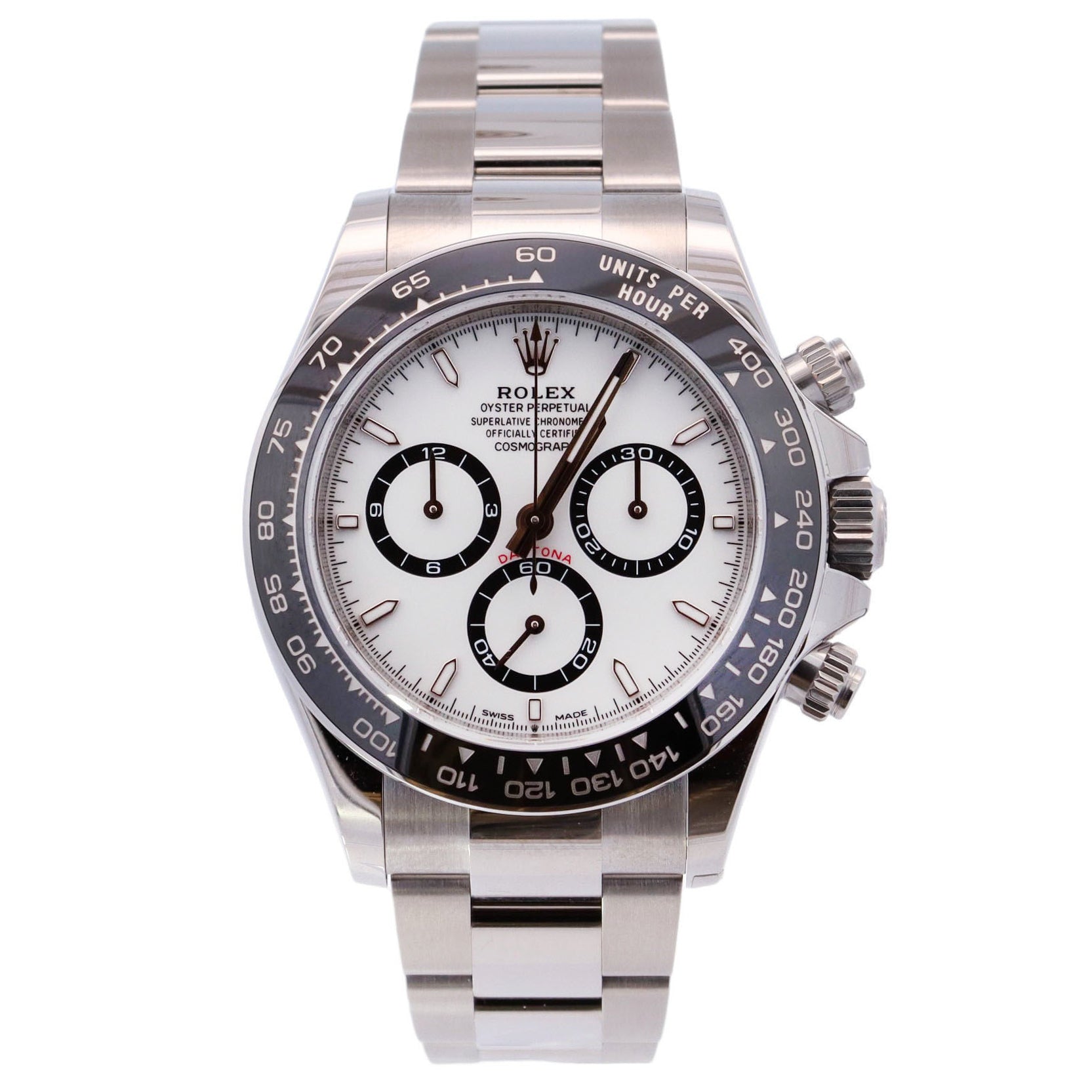 Rolex Daytona 40mm White Dial Watch Ref# 126500LN - Happy Jewelers Fine Jewelry Lifetime Warranty