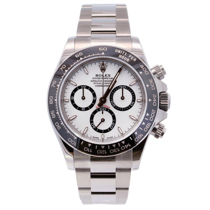 Rolex Daytona 40mm White Dial Watch Ref# 126500LN - Happy Jewelers Fine Jewelry Lifetime Warranty