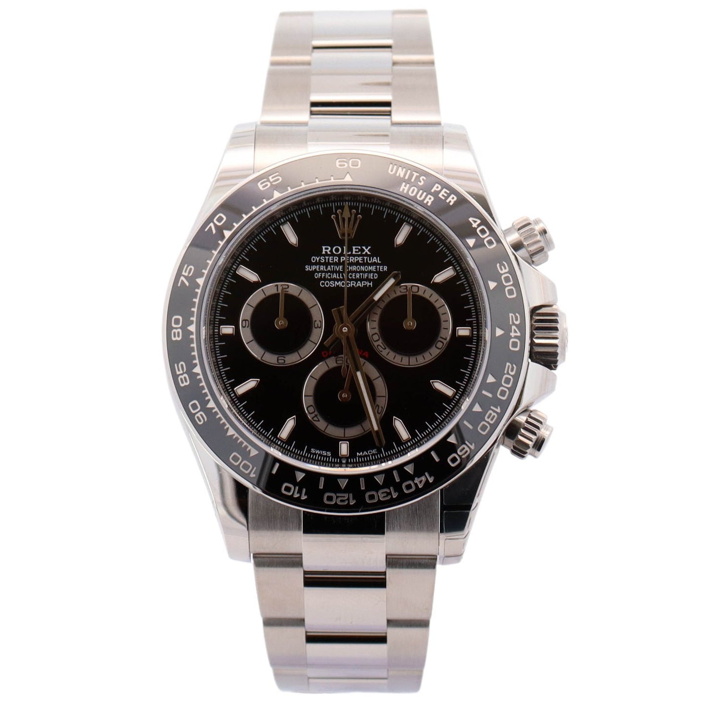 Rolex Daytona 40mm Black Dial Watch Ref# 126500LN