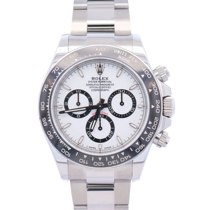 Rolex Daytona 40mm White Dial Watch Ref# 126500LN