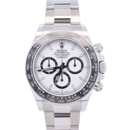 Rolex Daytona 40mm White Dial Watch Ref# 126500LN - Happy Jewelers Fine Jewelry Lifetime Warranty