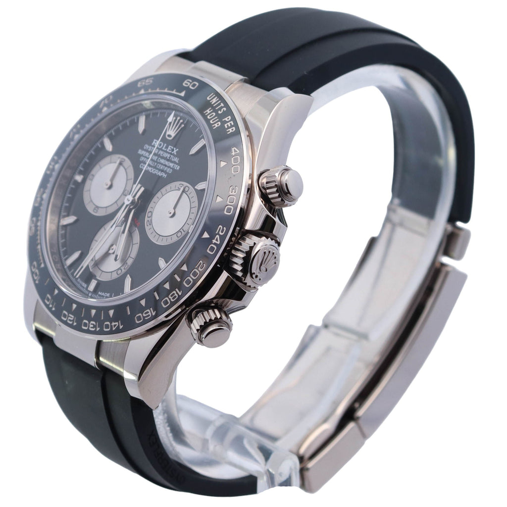 Rolex Daytona White Gold 40mm Black Chronograph Dial Watch Reference# 126519LN - Happy Jewelers Fine Jewelry Lifetime Warranty