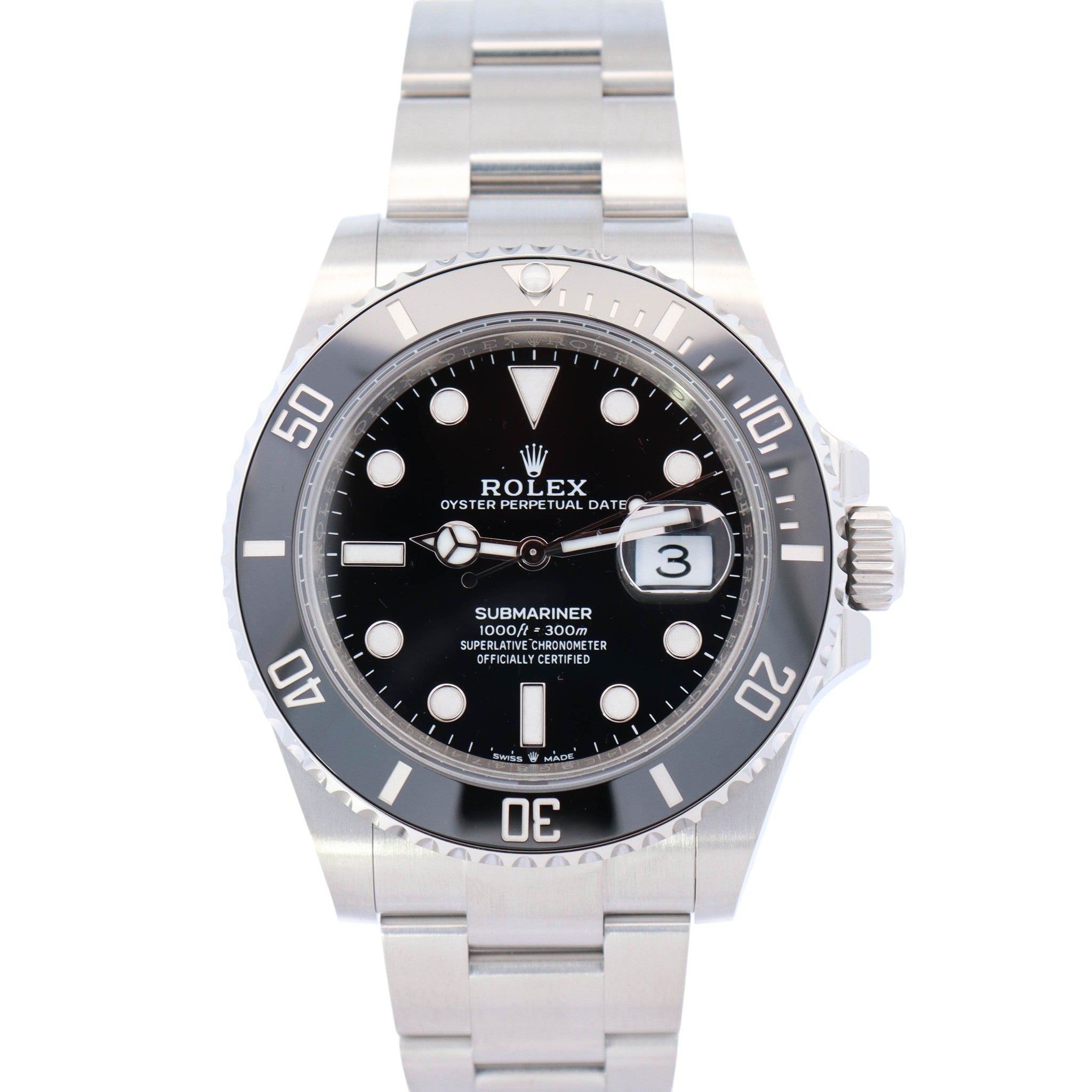 Rolex Submariner 41mm Black Dial Watch Ref# 126610LN