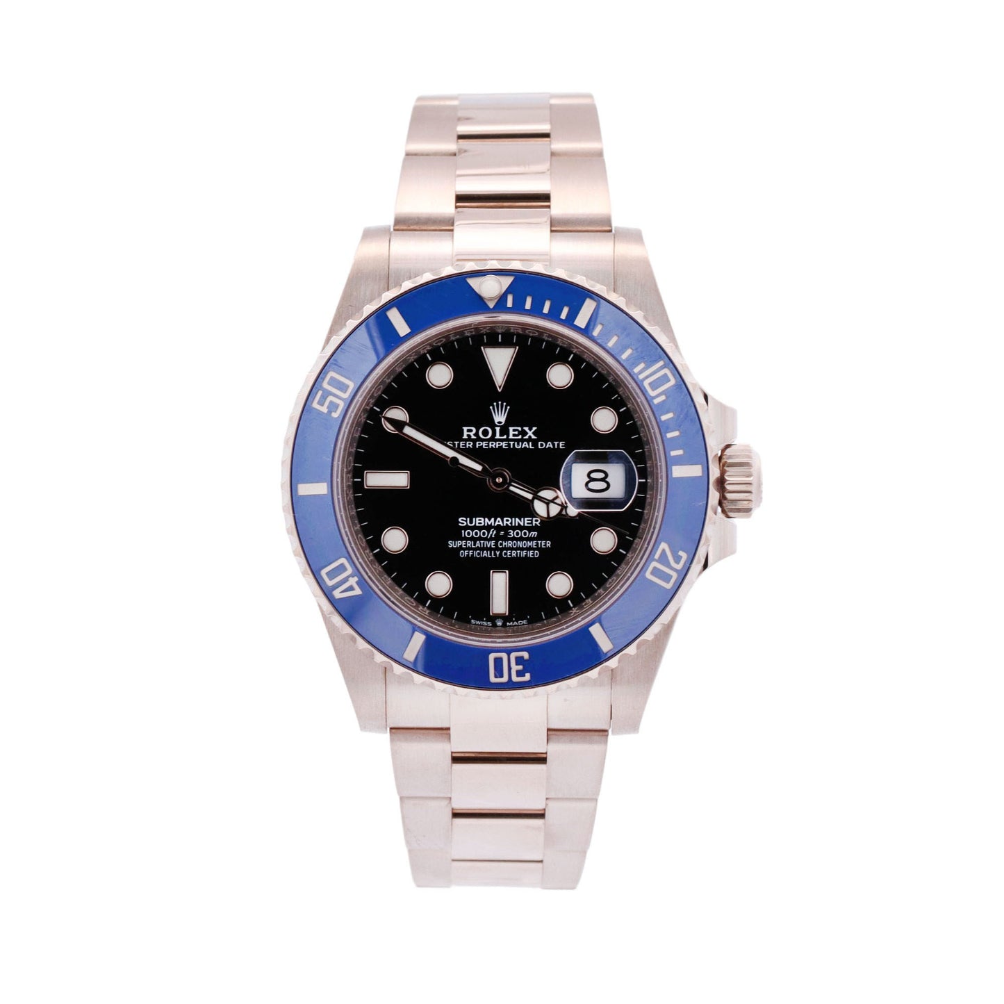Rolex Submariner White Gold 41mm Black Dot Dial Watch Reference #: 126619LB - Happy Jewelers Fine Jewelry Lifetime Warranty