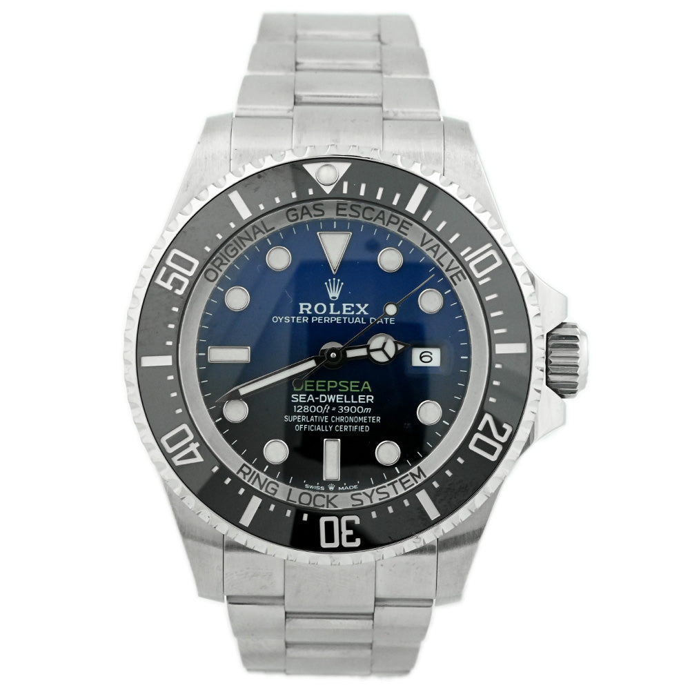 Rolex Sea-Dweller 44mm Black/Blue Dial Watch Ref# 126660