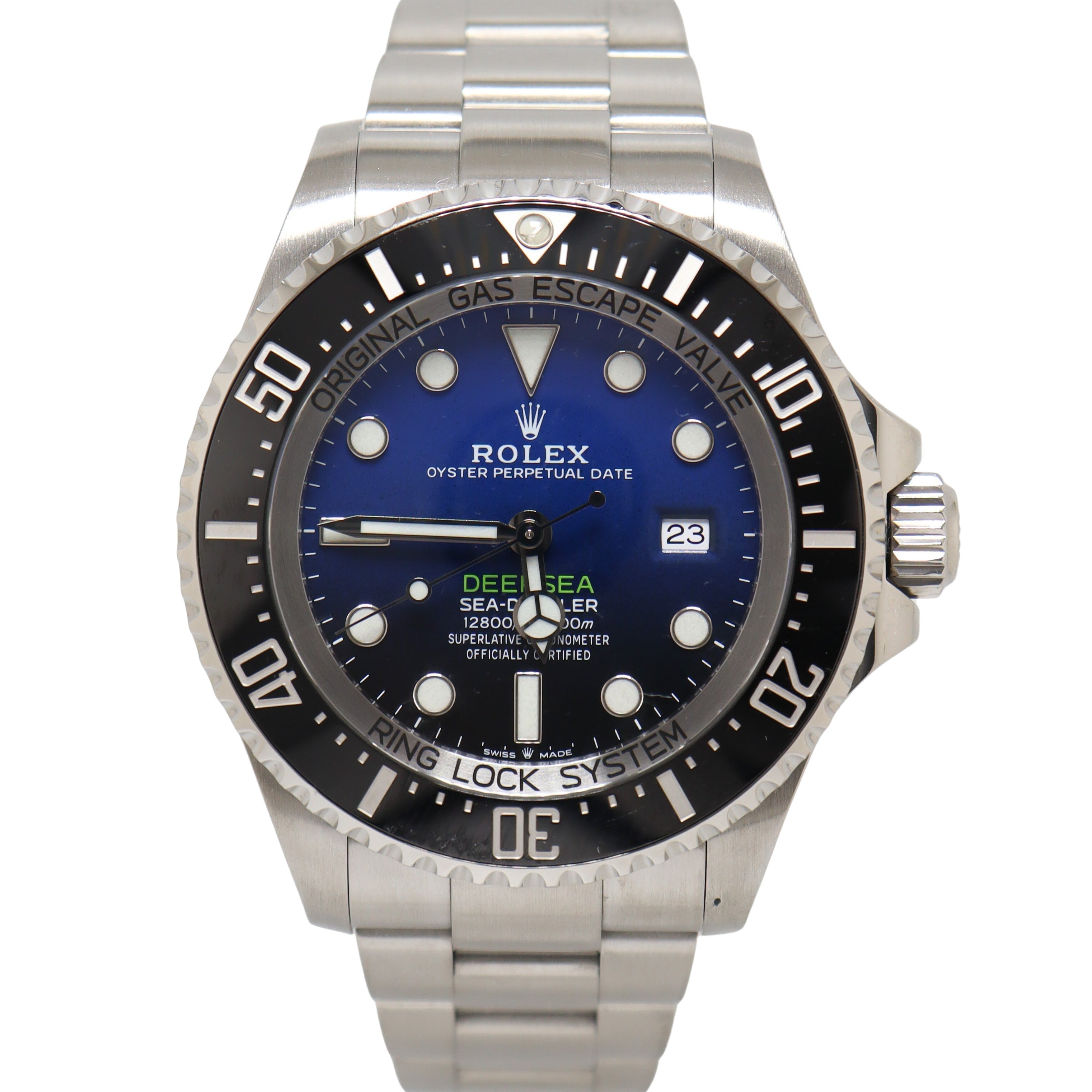 Rolex Sea-Dweller 44mm Black/Blue Dial Watch Ref# 126660 - Happy Jewelers Fine Jewelry Lifetime Warranty
