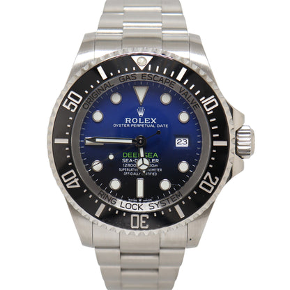 Rolex Sea-Dweller 44mm Black/Blue Dial Watch Ref# 126660 - Happy Jewelers Fine Jewelry Lifetime Warranty