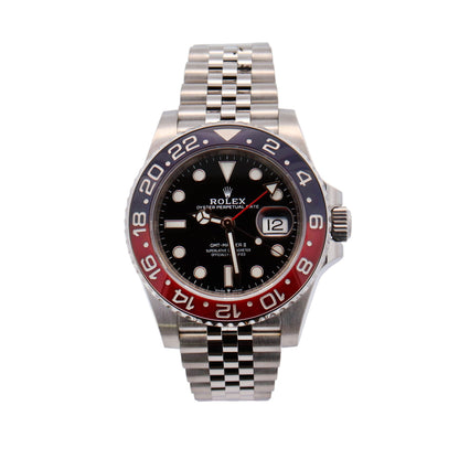 Rolex GMT-Master II 40mm Black Dial Watch Ref# 126710BLRO - Happy Jewelers Fine Jewelry Lifetime Warranty