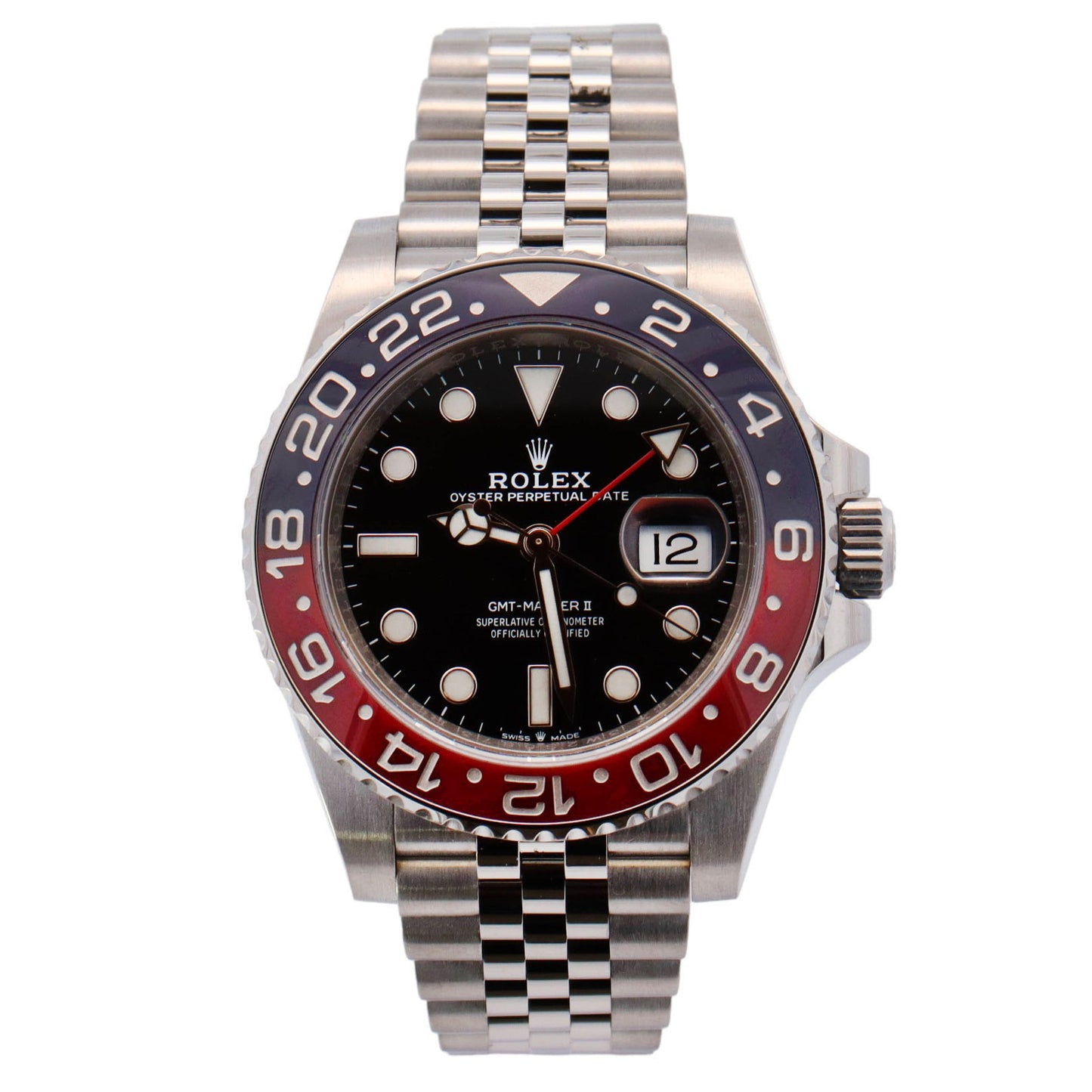 Rolex GMT-Master II 40mm Black Dial Watch Ref# 126710BLRO