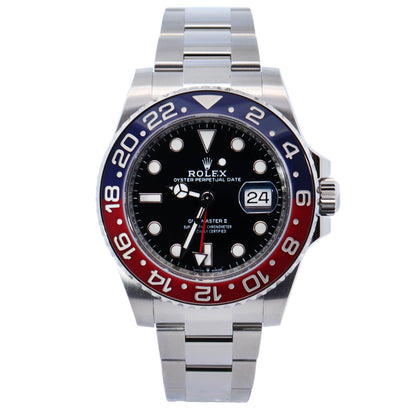 Rolex GMT-Master II 40mm Black Dial Ref# 126710BLRO - Happy Jewelers Fine Jewelry Lifetime Warranty
