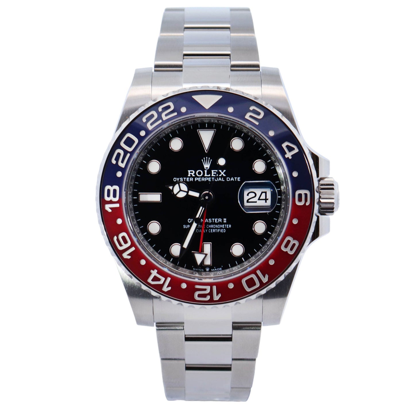 Rolex GMT-Master II 40mm Black Dial Ref# 126710BLRO