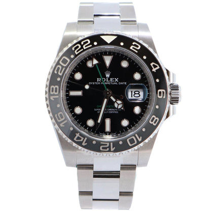 Rolex GMT-Master II 40mm Black Dial Ref# 126710GRNR - Happy Jewelers Fine Jewelry Lifetime Warranty
