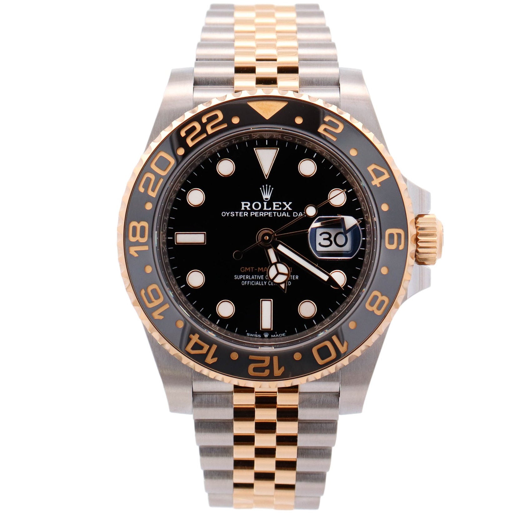 Rolex GMT-Master II 40mm Black Dial Watch Ref# 126713GRNR - Happy Jewelers Fine Jewelry Lifetime Warranty