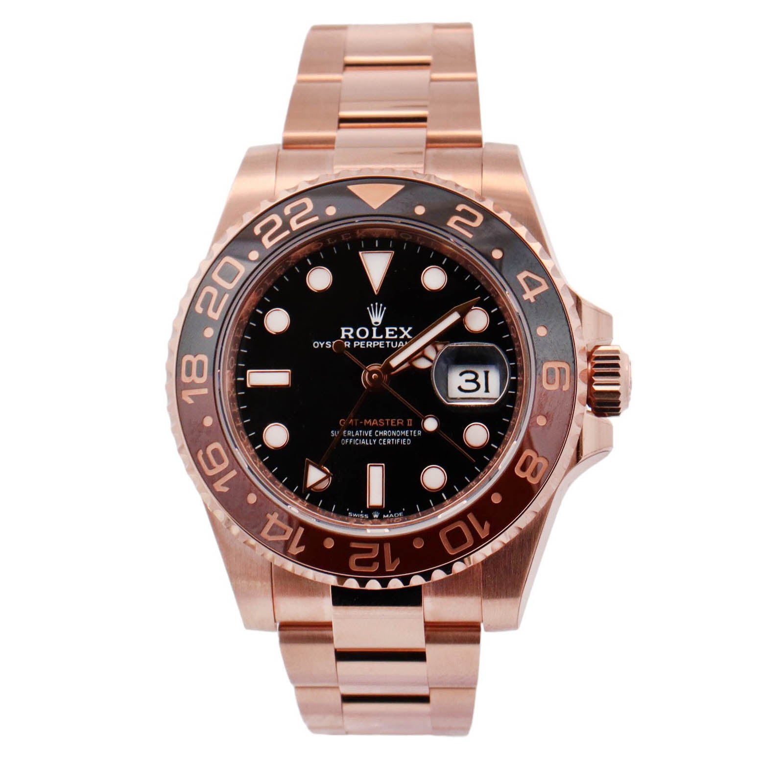 Rolex GMT-Master II 40mm Black Dial Watch Ref# 126715CHNR - Happy Jewelers Fine Jewelry Lifetime Warranty