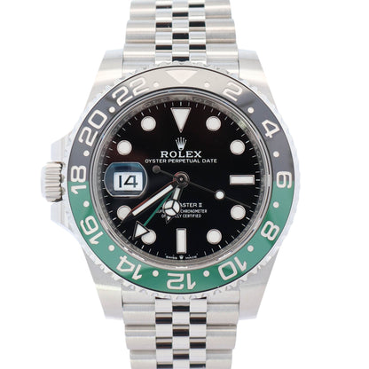 Rolex GMT-Master II "Sprite" 40mm Black Dial Watch Ref: 126720VTNR