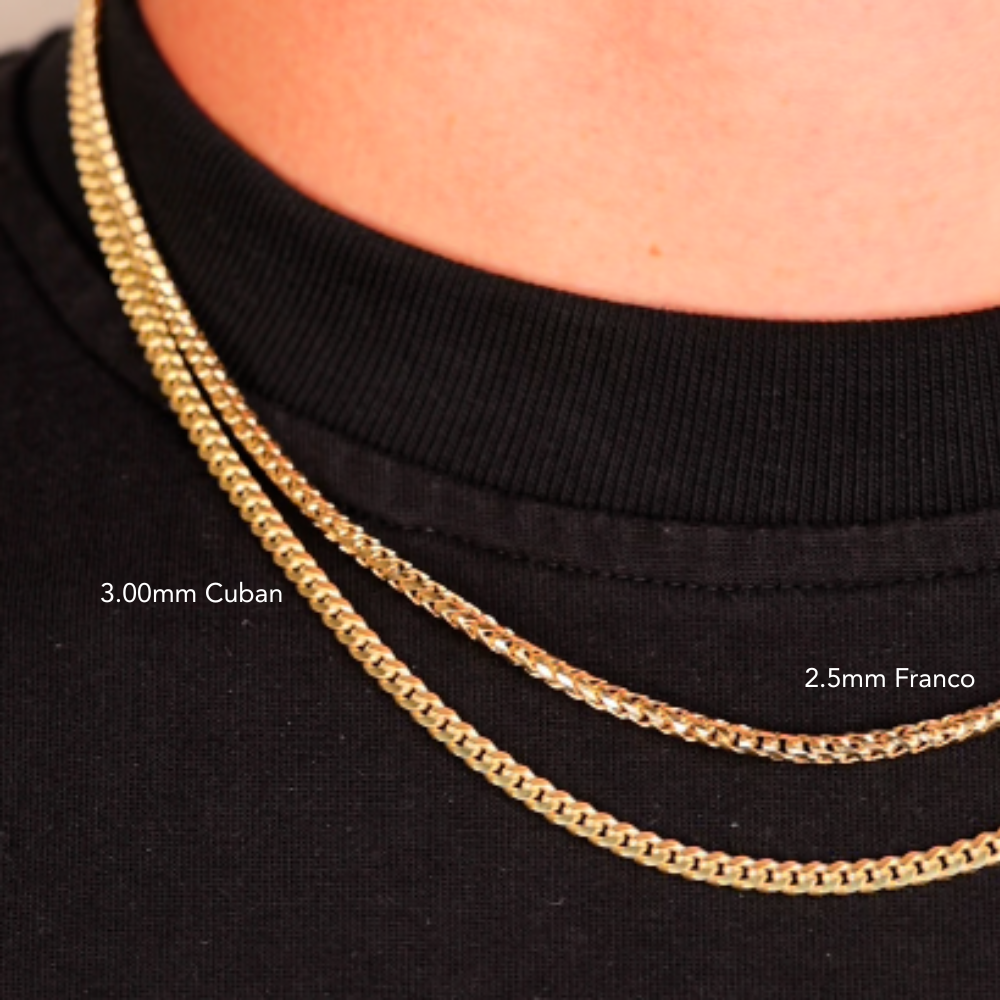 3.00mm Miami Cuban Chain Necklace