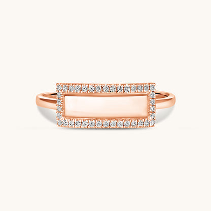 Diamond Personalized ID Ring - Happy Jewelers Fine Jewelry Lifetime Warranty