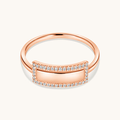 Diamond Personalized ID Ring - Happy Jewelers Fine Jewelry Lifetime Warranty