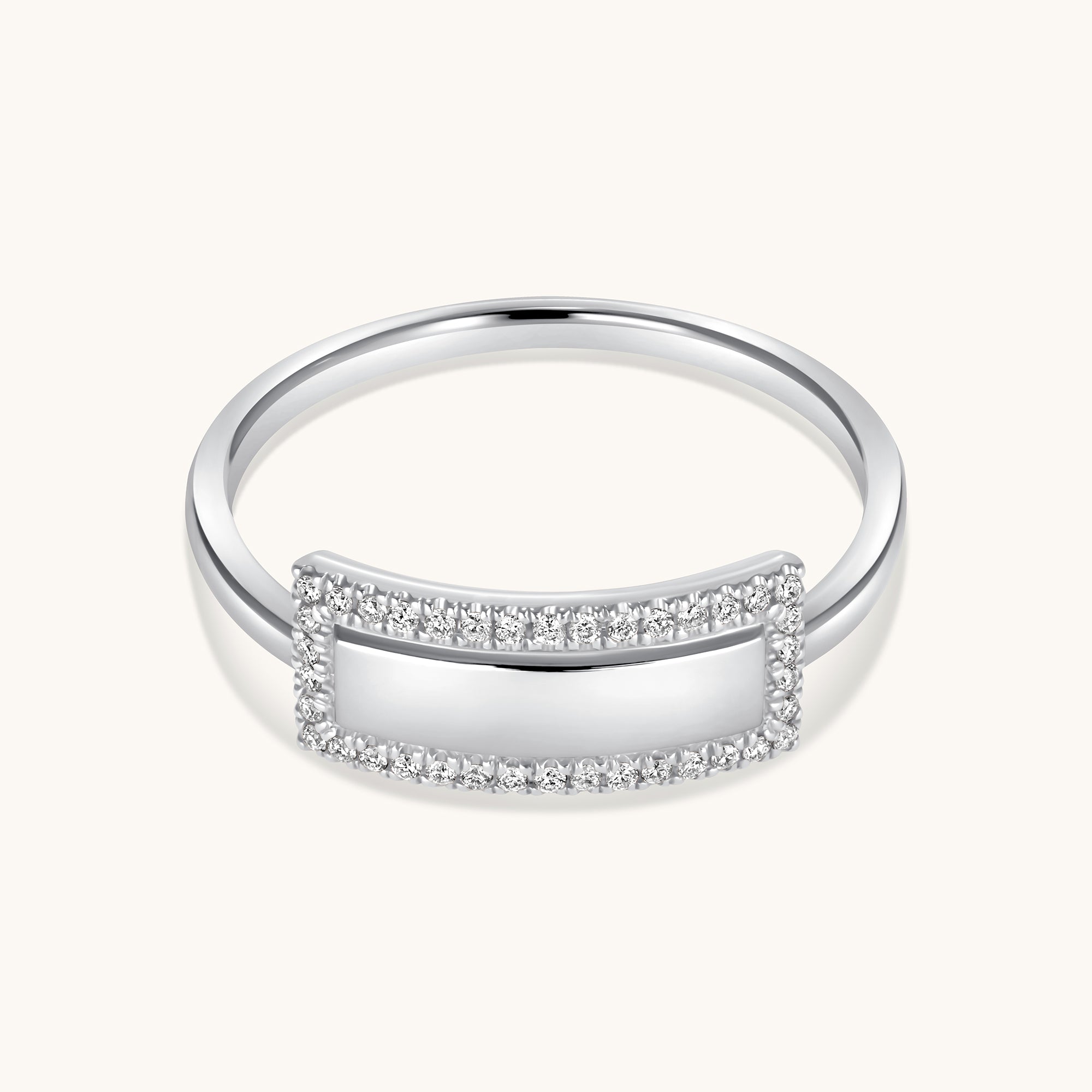 Diamond Personalized ID Ring - Happy Jewelers Fine Jewelry Lifetime Warranty