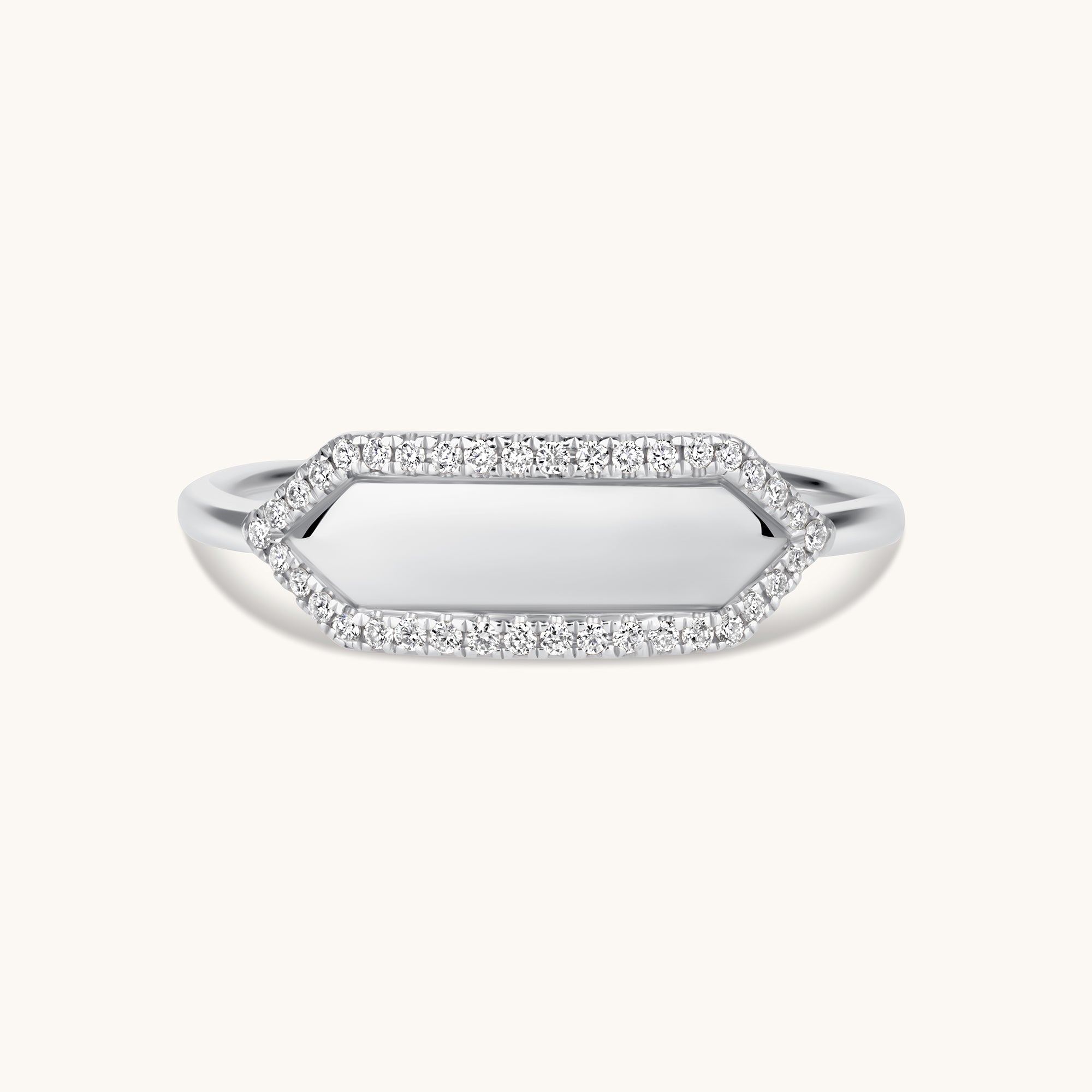 Diamond Personalized ID Ring - Happy Jewelers Fine Jewelry Lifetime Warranty