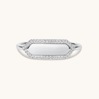 Diamond Personalized ID Ring - Happy Jewelers Fine Jewelry Lifetime Warranty