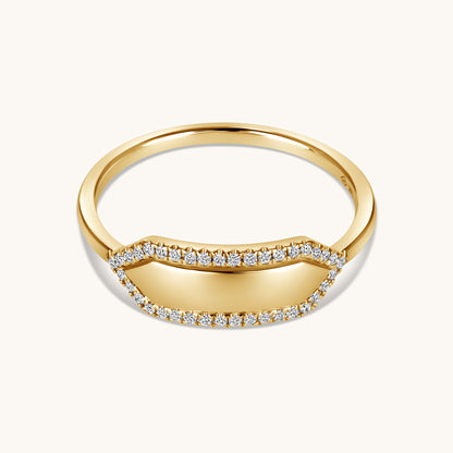 Diamond Personalized ID Ring - Happy Jewelers Fine Jewelry Lifetime Warranty