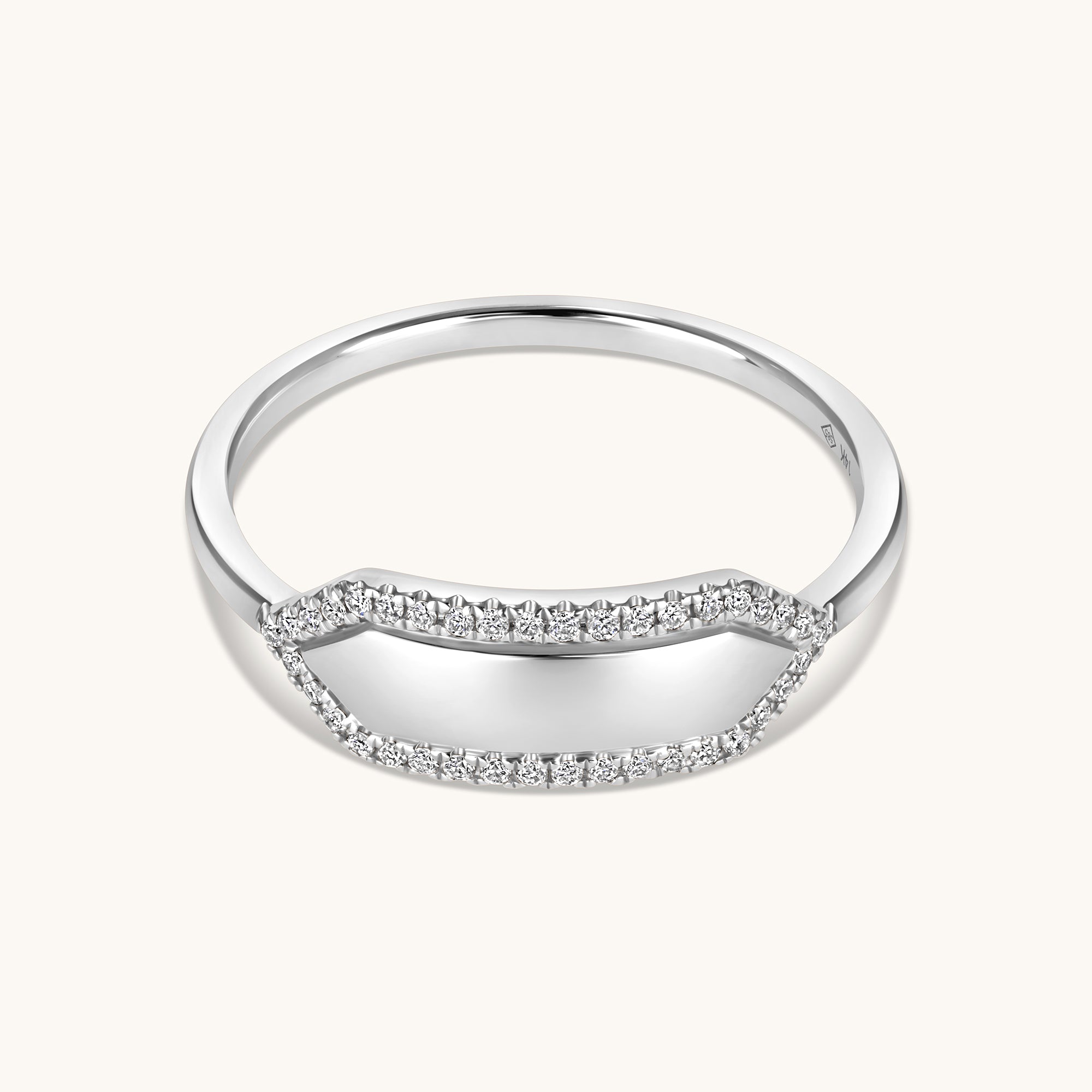 Diamond Personalized ID Ring - Happy Jewelers Fine Jewelry Lifetime Warranty