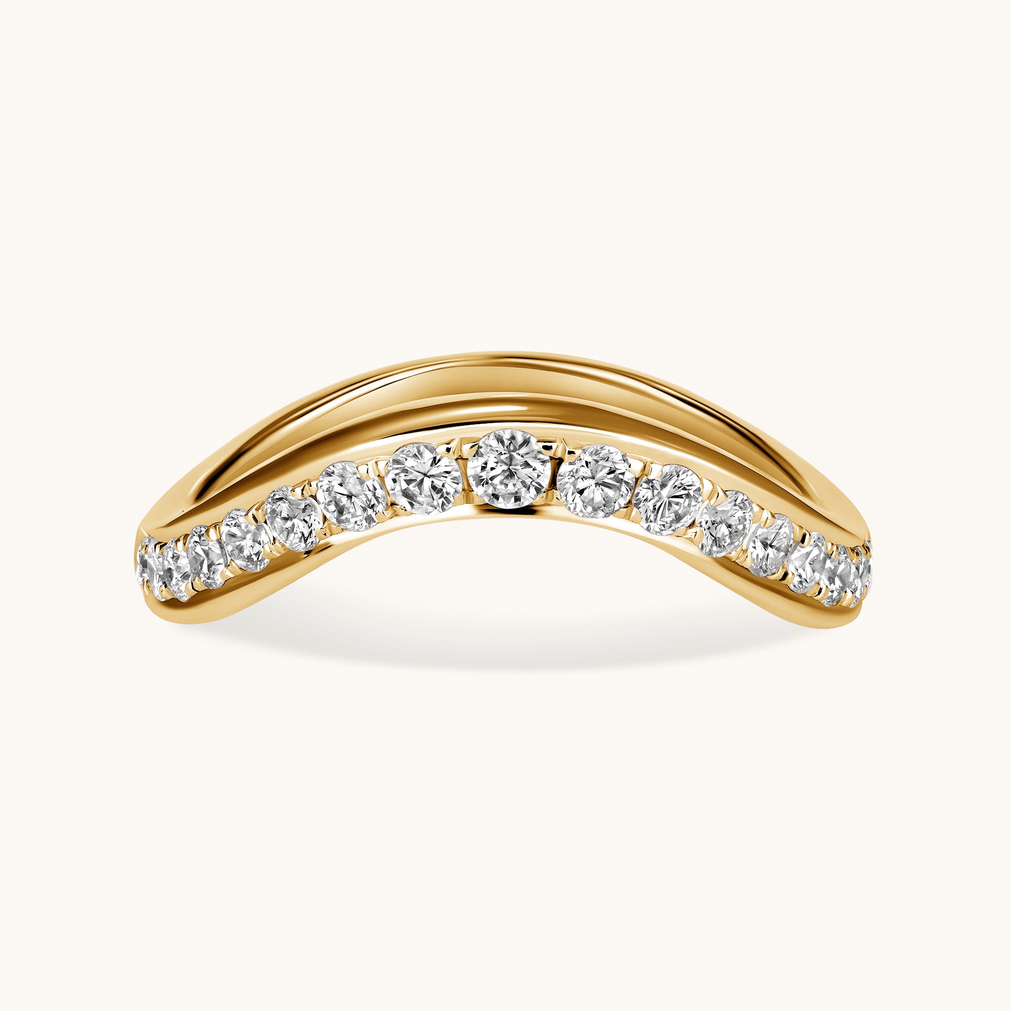 Channel Set Chevron Diamond Band - Happy Jewelers Fine Jewelry Lifetime Warranty