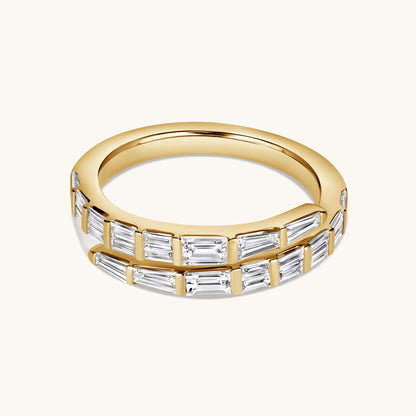 Baguette Diamond Wrap Ring - Happy Jewelers Fine Jewelry Lifetime Warranty