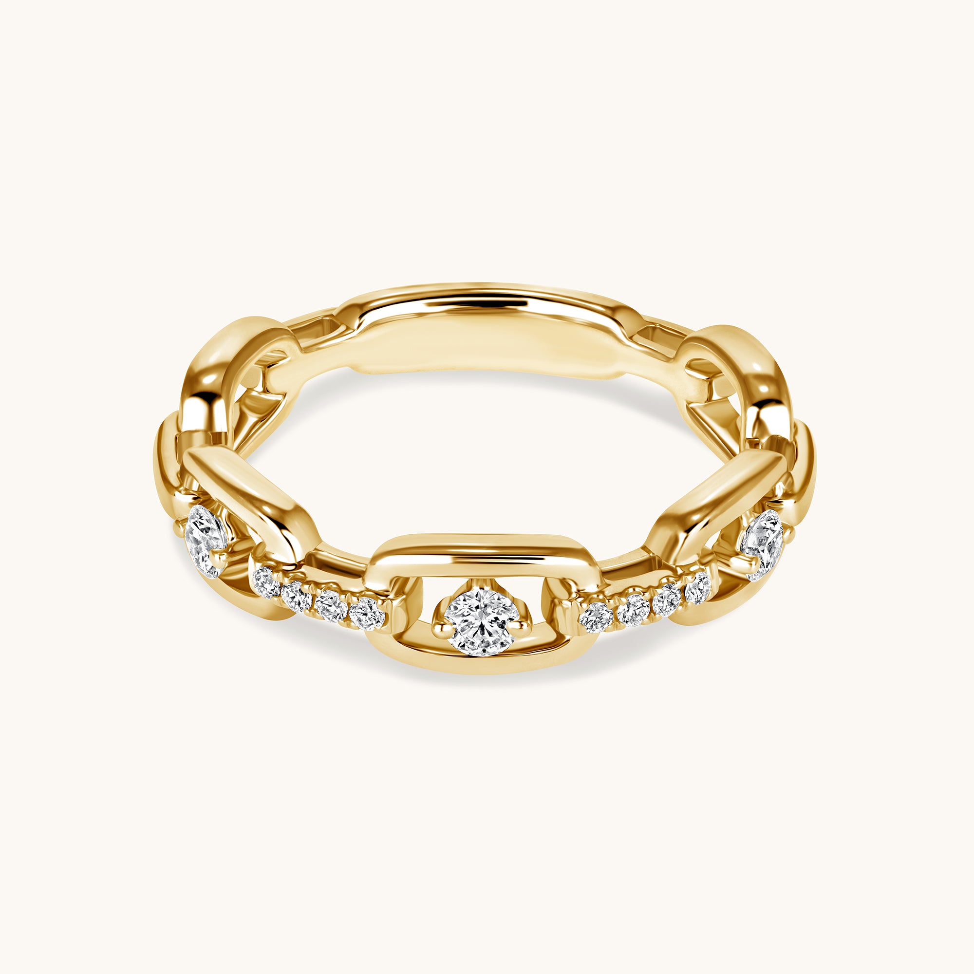Diamond Chain Link Band