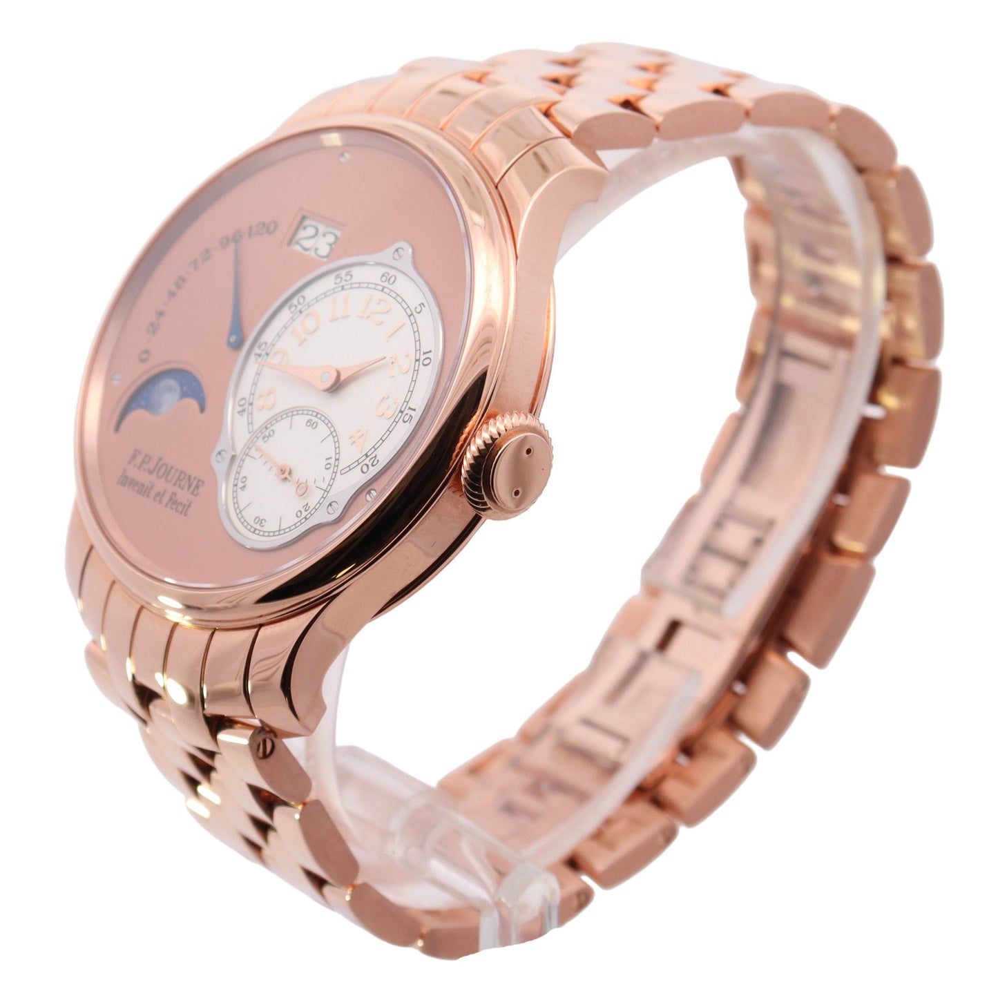 J.P. Journe Octo Lune Rose Gold 40mm Salmon Arabic Dial Watch Reference# 1300.3NOL42RGPIBR - Happy Jewelers Fine Jewelry Lifetime Warranty