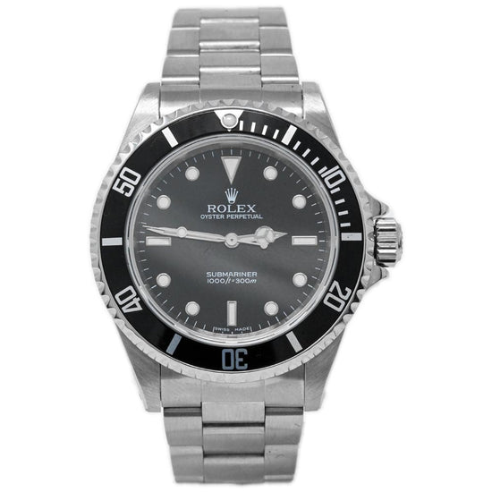 Rolex Submariner 40mm Stainless Steel Black Dot Dial Watch Reference# 14060 - Happy Jewelers Fine Jewelry Lifetime Warranty