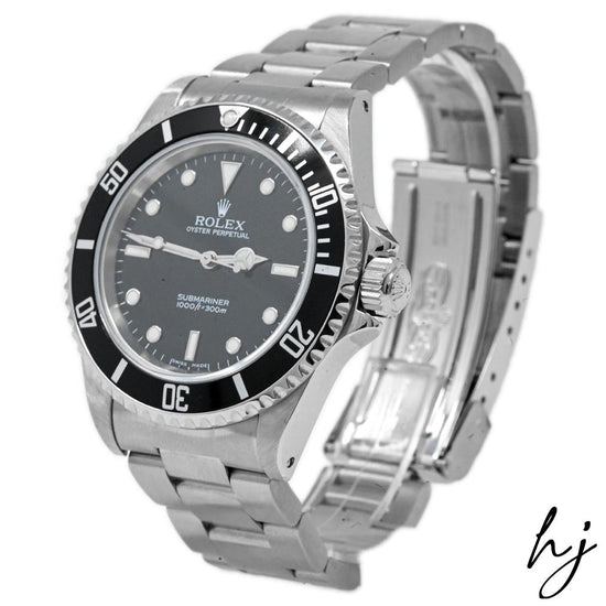 Load image into Gallery viewer, Rolex Men&amp;#39;s Submariner No Date Stainless Steel 40mm Black Dot Dial Watch Reference#: 14060 - Happy Jewelers Fine Jewelry Lifetime Warranty
