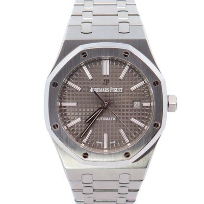 Audemars Piguet Royal Oak 41mm Gray Dial Watch Ref# 15400ST.OO.1220ST.04 - Happy Jewelers Fine Jewelry Lifetime Warranty