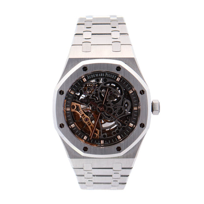 Audemars Piguet Offshore 41mm Openwork Dial Watch Ref# 15407ST.OO.1220ST.01 - Happy Jewelers Fine Jewelry Lifetime Warranty