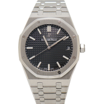 Audemars Piguet Royal Oak 41mm Black Dial Ref# 15500ST.OO.1220ST.03 - Happy Jewelers Fine Jewelry Lifetime Warranty