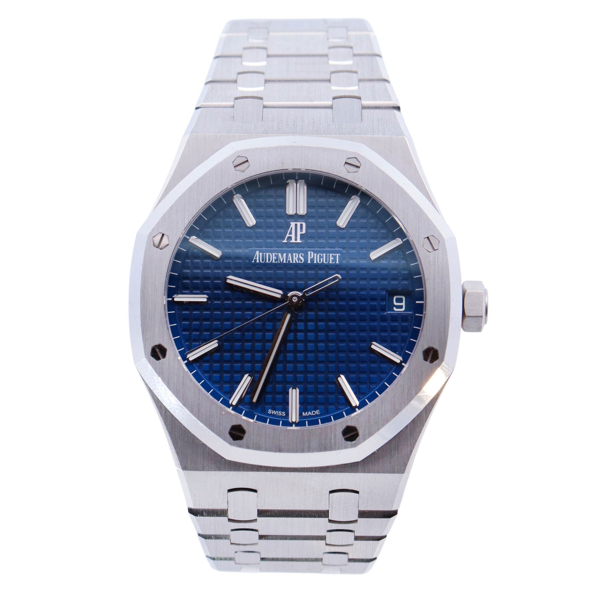 Oak 15500 Ap 15500 Blue Audemars Piguet Royal Oak 41mm Blue Dial