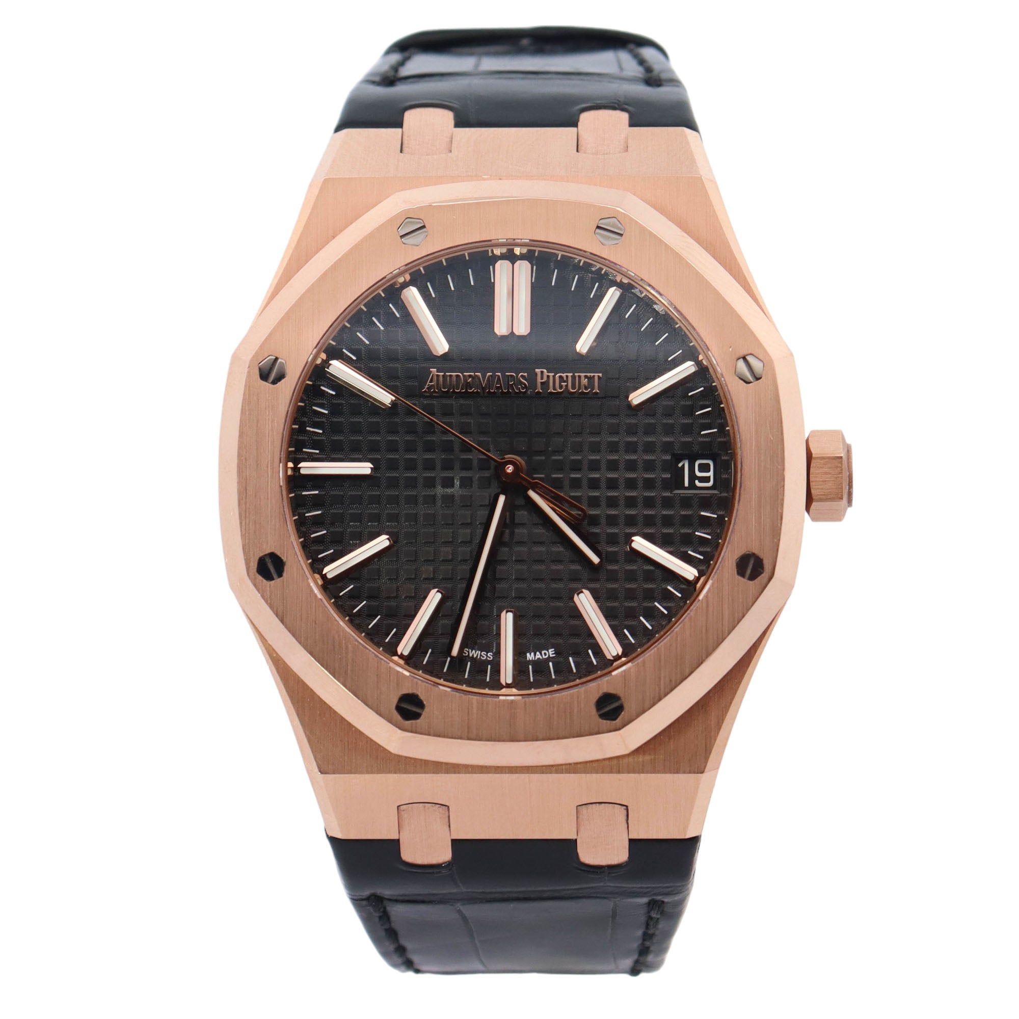 Audemars Piguet Royal Oak 41mm Black Dial Ref# 15510OR.OO.D002CR.01 - Happy Jewelers Fine Jewelry Lifetime Warranty