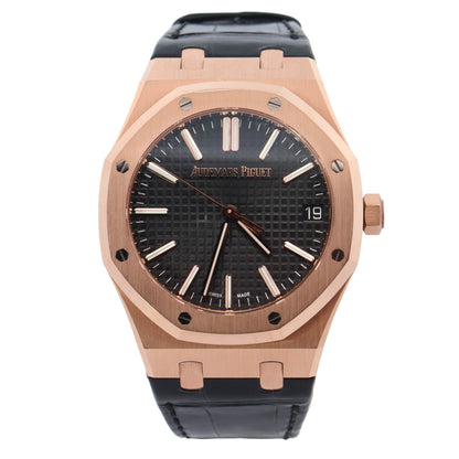 Audemars Piguet Royal Oak 41mm Black Dial Ref# 15510OR.OO.D002CR.01 - Happy Jewelers Fine Jewelry Lifetime Warranty
