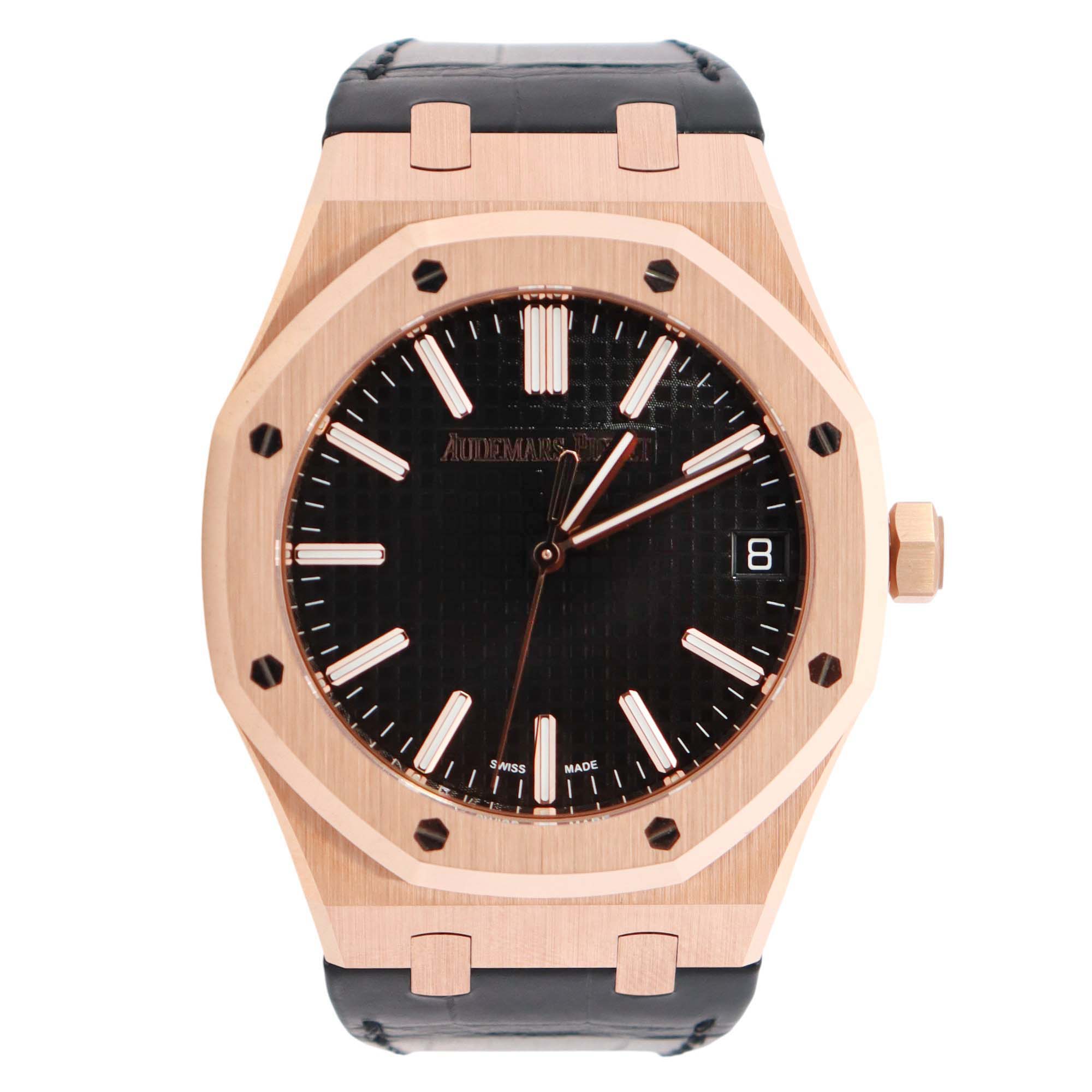 Audemars Piguet Royal Oak 41mm Black Dial Ref# 15510OR.OO.D002CR.02 - Happy Jewelers Fine Jewelry Lifetime Warranty