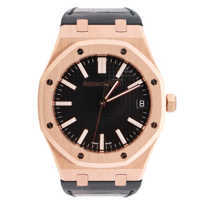 Audemars Piguet Royal Oak 41mm Black Dial Ref# 15510OR.OO.D002CR.02 - Happy Jewelers Fine Jewelry Lifetime Warranty